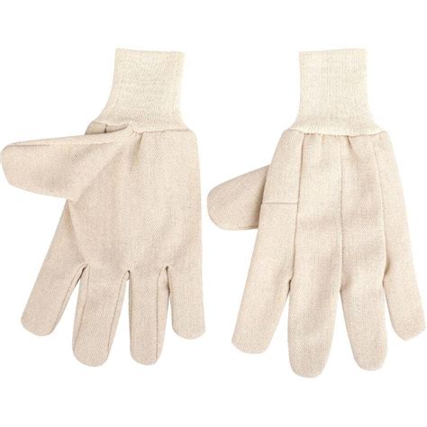 home essentials mens  oz cotton work gloves home hardware