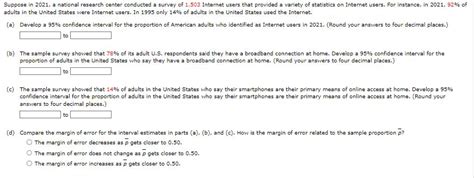 Solved Suppose In A National Research Center Conducted Chegg