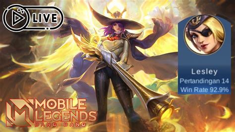 Live Mobile Legends Push Rank Legend Spam Lesley Smurf Youtube