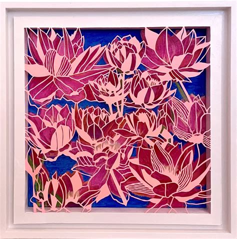 Olivia Rawnsley Lotus Pond Unique Lake Artwork No Naked Walls