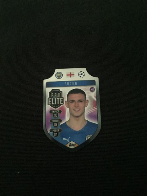 Match Attax 2122 Trade Phil Foden Pro Elite Shield Card Bulletin