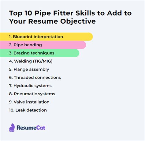 Top 17 Pipe Fitter Resume Objective Examples | ResumeCat