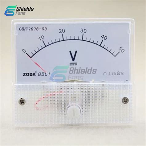 85c1 Dc 0 30v50v 0 5a10a Analog Panel Amp Volt Meter Ammeter Voltmeter Gauge Ebay