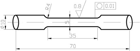 Schematic Diagram Of Tensile Sample Download Scientific Diagram