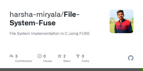 GitHub Harsha Miryala File System Fuse File System Implementation In