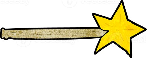 Cartoon Magic Star Wand 45053906 Png