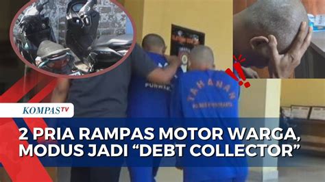 Modus Jadi Debt Collector Rampas Paksa Motor Pengendara Pria Di