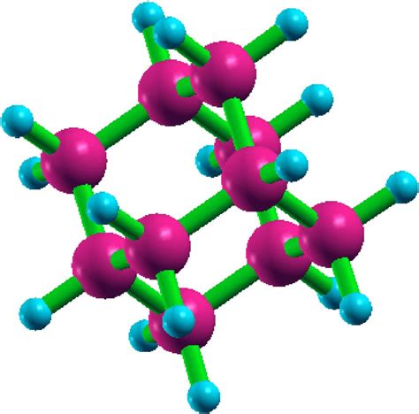 Color Online Adamantane Structure The Coordinates Are Listed In Table