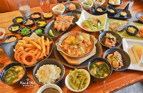 遇見和食 興大店台中平價日式定食，超過十多種小菜吃到飽，白飯、味噌湯、飲料、冰淇淋無限續 Nini And Blue 玩樂食記