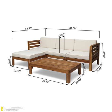 Standard Sizes Of Sofa Set