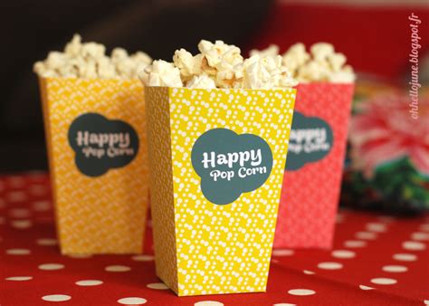 Faire des mini boites à Pop Corn Hello June