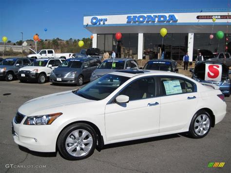 2010 White Diamond Pearl Honda Accord Ex L V6 Sedan 28247217