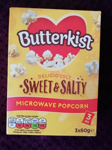 Freebie Butterkist Microwave Popcorn Sweet And Salty In Shepherds