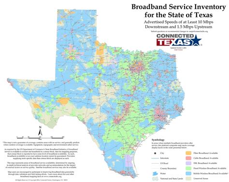 At&t Internet (U-Verse): Coverage & Availability Map - Texas Broadband Map - Printable Maps