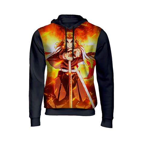 Moletom Blusa Pilar Rengoku Anime Demon Slayer Full No Shoptime