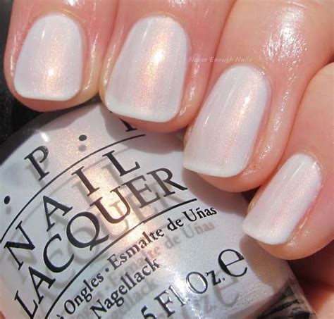 Opi Oh My Majesty A Glowing Soft White With Tons Of Beautiful Golden