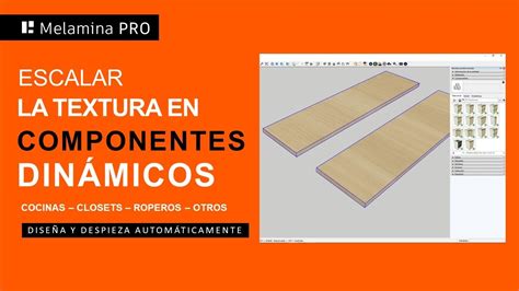 Escalar texturas en componentes dinámicos SketchUp YouTube