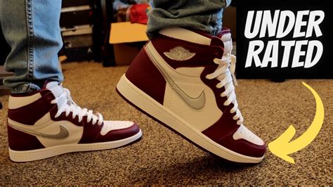 UNDERRATED SNEAKER Jordan 1 High Bordeaux Unboxing On Feet YouTube