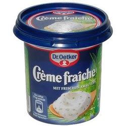 Dr Oetker Crème Fraiche mit frischen Kräutern 4000521579302