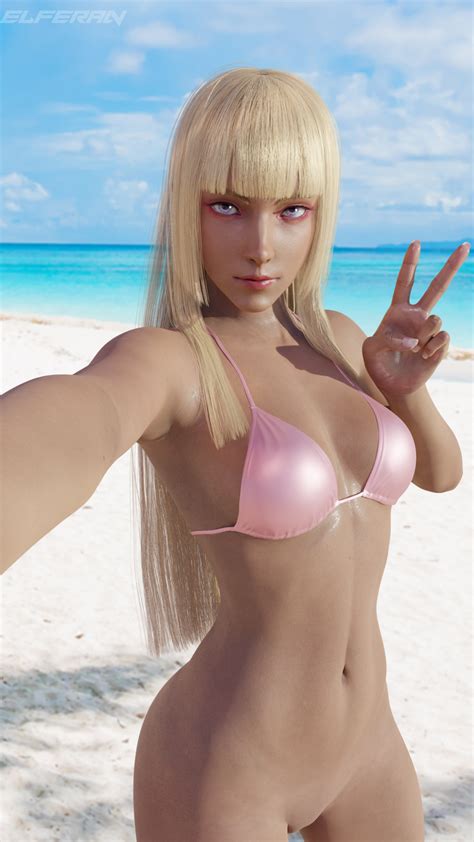 Rule 34 1girls 3d Armpits Athletic Athletic Female Bangs Beach Bikini Bikini Top Blonde Hair