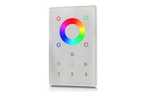 Touch Panel RGB W DMX Controller LLI ARCHITECTURAL LIGHTING