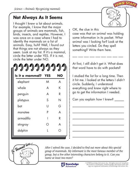 5th Grade Science Worksheets