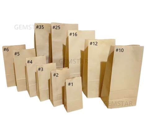 Kraft Paper Bag Sizes Pcs Order Lazada Ph