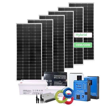 Kw Solar Off Grid System Solar Panels And Lithium Battery Off Grid