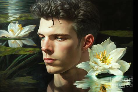 Greek Mythology Paintings Narcissus