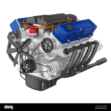 Automotive Car Engine Isolated Stock Photo Alamy