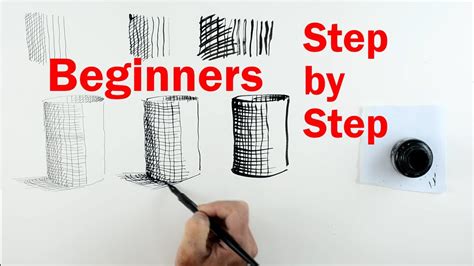 Pen And Ink Beginners Part How To Draw Using Lines And Pen And Ink