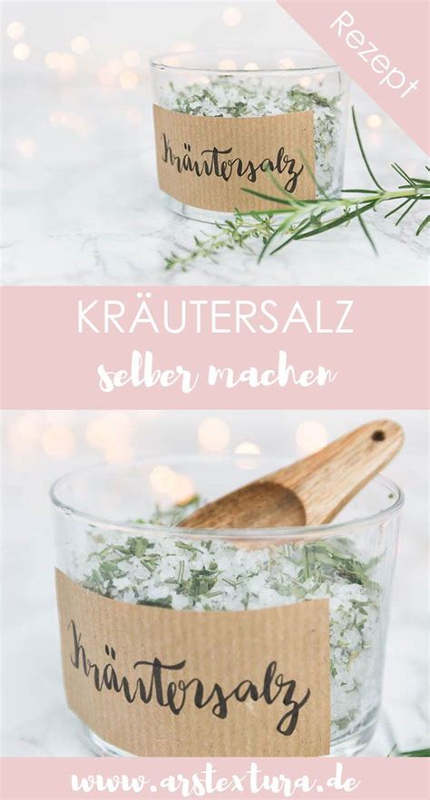 DIY Kräutersalz selber machen ars textura DIY Blog Tolle diy