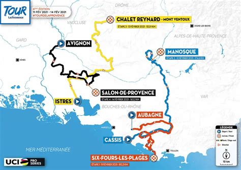 Tour de La Provence parcours et profils des étapes Videos de cyclisme