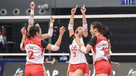 Ue Defeats Feu For Lone Win In Uaap Season Women S Volley