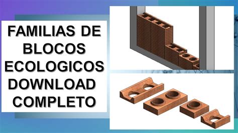 Blocos Ecologicos Familias Revit Youtube