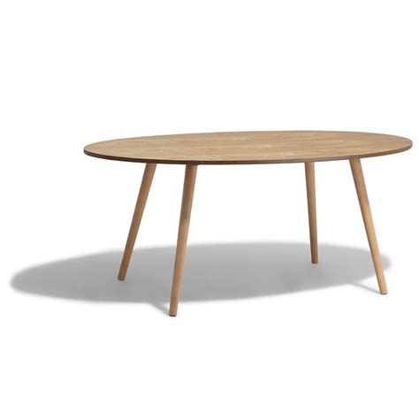 Table Basse Scandinave Bergen Blanc Et Bois Emberizaone Fr