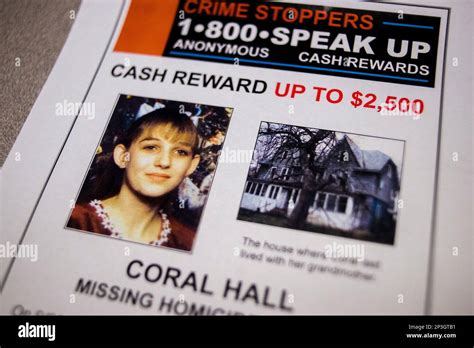 Police Are Making One Last Attempt To Find The Body Of Coral Hall A Flint Girl Who Disappeared