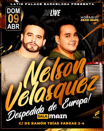 Concierto Nelson Velasquez en Barcelona Entradas El Corte Inglés