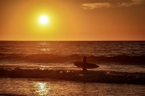 Surf Sunset Wallpaper