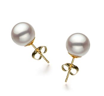 Mm Hanadama Aaaa Quality Japanese Akoya Cultured Pearl Earring