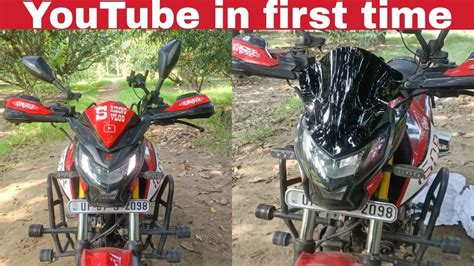 Youtube Par Pehli Baar 😎 Mt 15 Ka Bike Visor Hero Xtreme 160 R Par 😎🎉