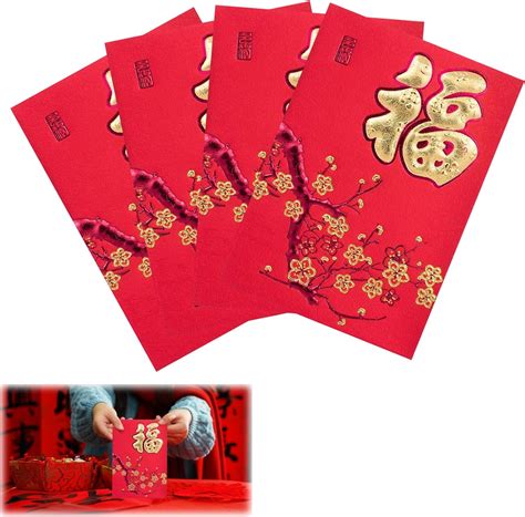 38PCS Chinese Red Envelopes Chinese New Year Envelopes Chinese New