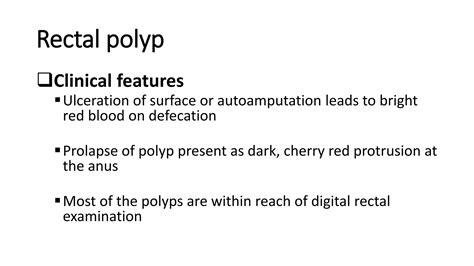 Rectal And Umbilical Polyps Pptx