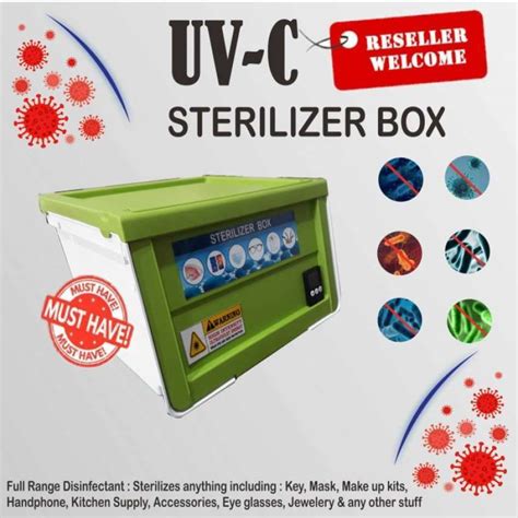 Promo Box Sterilisasi Uv C Timer Otomatis Alat Steril Uv C Kotak