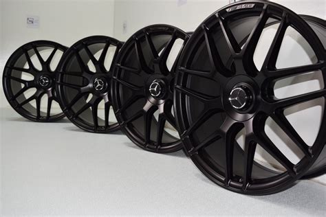 22″ Mercedes G63 G550 Amg Rims Factory Oem Authentic Satin Black Factory Wheel Republic