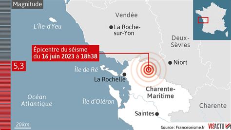 Un Tremblement De Terre De Magnitude Locale 5 3 Dans Le Sud Ouest Un