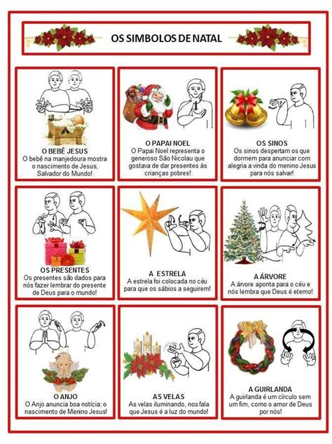 S Mbolos Do Natal Para Imprimir