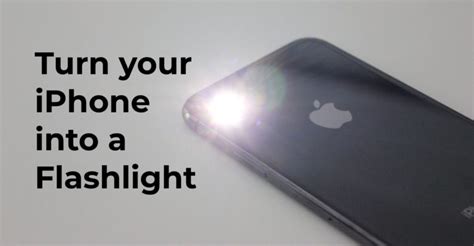 How To Flashlight Turn On In To Iphone Latest Gadgets