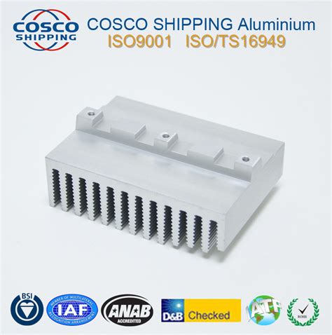 Cosco Custom Extrusion Aluminum Heat Sink With Cnc Machining China