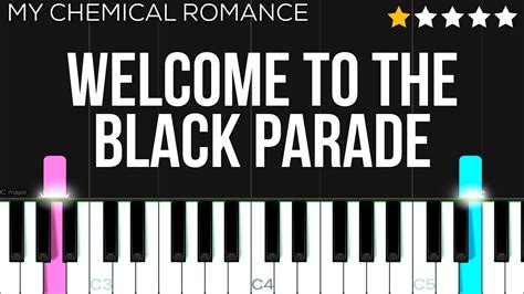 Welcome To The Black Parade Piano Notes